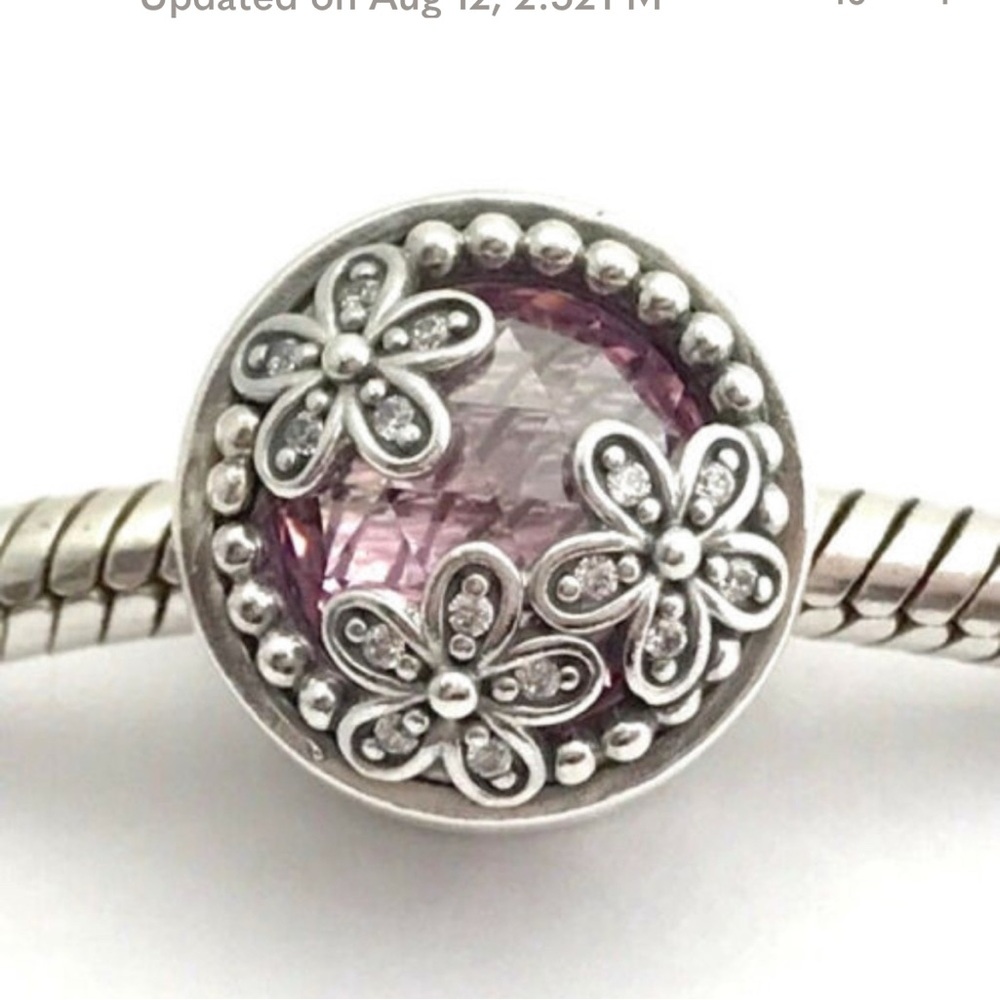 Authentic Pandora  Dazzling Daisy Meadow Charm